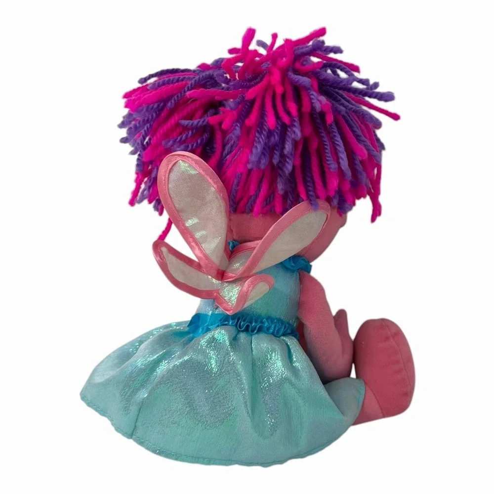 Gund Sesame Street Abby Cadabby Pink Fairy Plush Stuffed Doll 13" With Wand - Picture 6 of 10